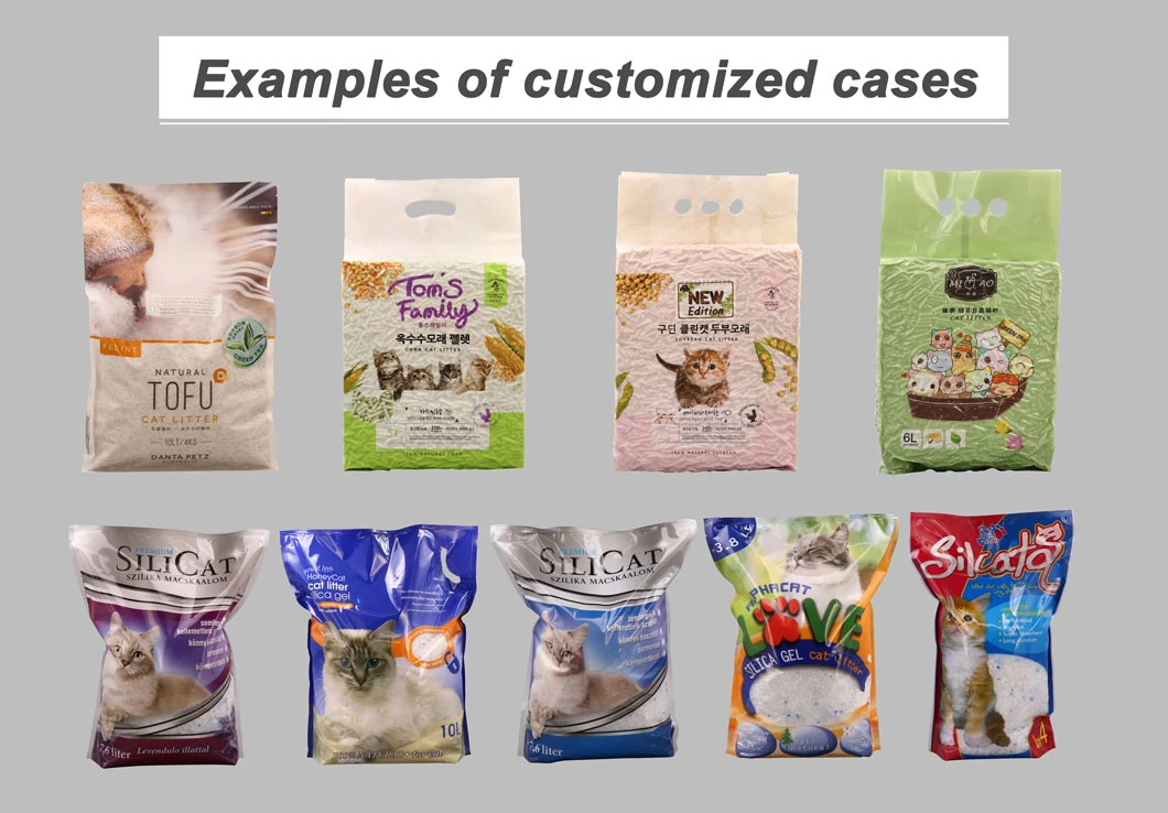 China Factory Wholesale Eco-Friendly Fast Clumping Flashable Pet Tofu Cat Litter Supply